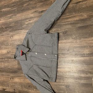 Cropped checkered forever 21 jacket
